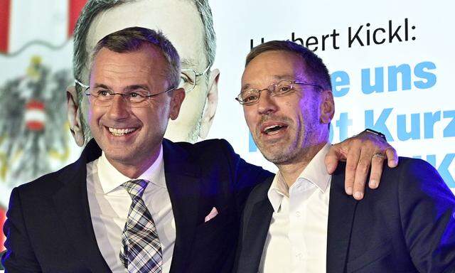 Herbert Kickl hat mehr Vorzugsstimmen bekommen als FPÖ-Parteichef Norbert Hofer