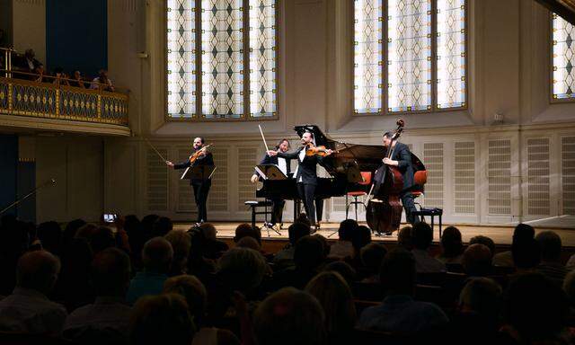 Das Janoska Ensemble im Wiener Konzerthaus. 