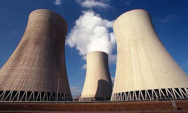 Aufnahme aus dem Jahr 2001 vom Atomkraftwerk Temelin.