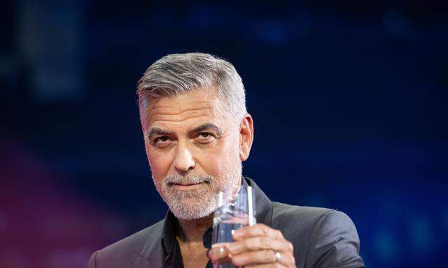 George Clooney in Köln bei der Digital X Messe.
