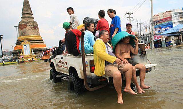 Thailand erlebt die schlimmsten Überflutungen seit 1995.