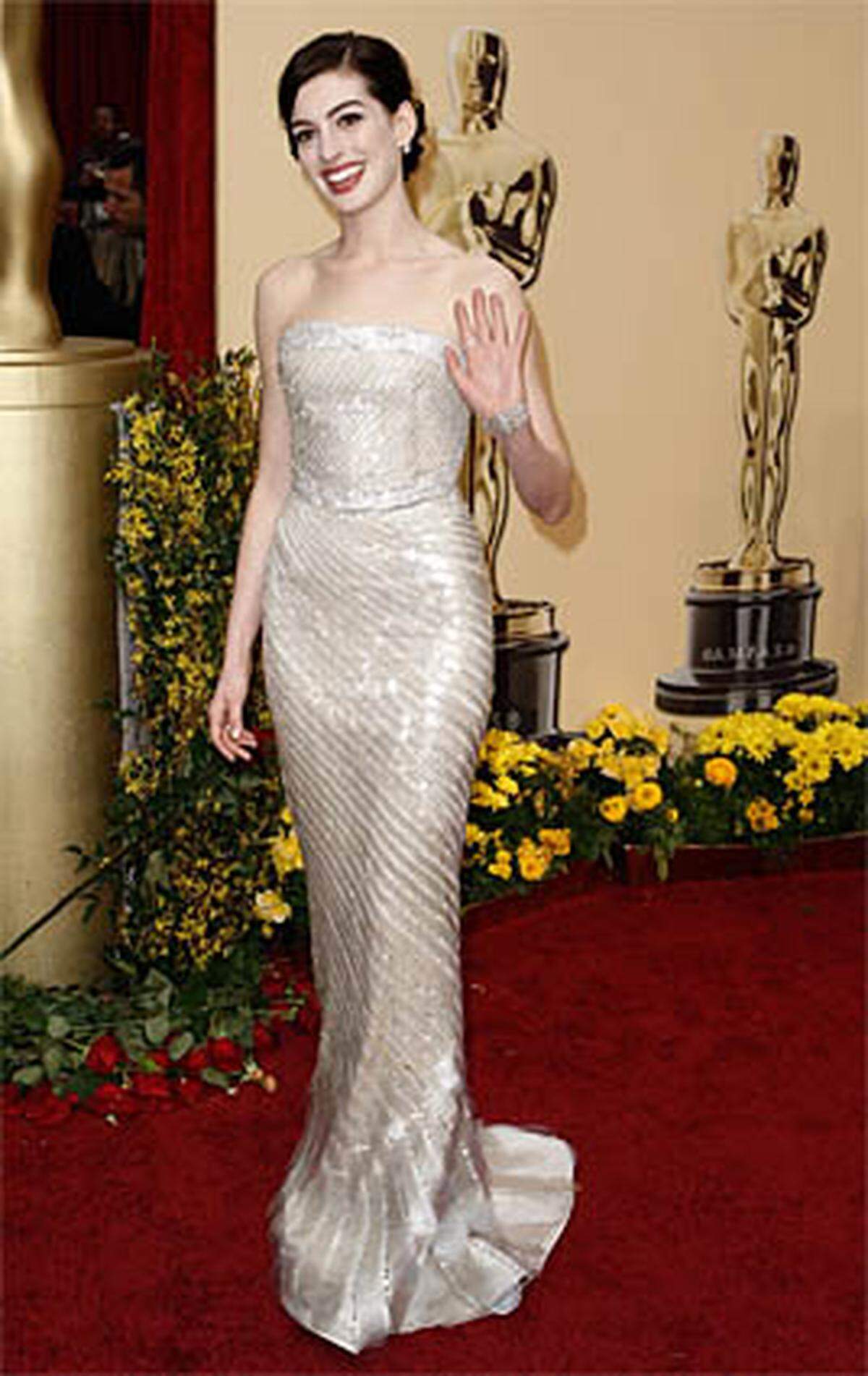Anne Hathaway beeindruckte mit ihrer Leistung in "Rachel Getting Married" und wurde in der Kategorie Beste Hauptdarstellerin nominiert.
