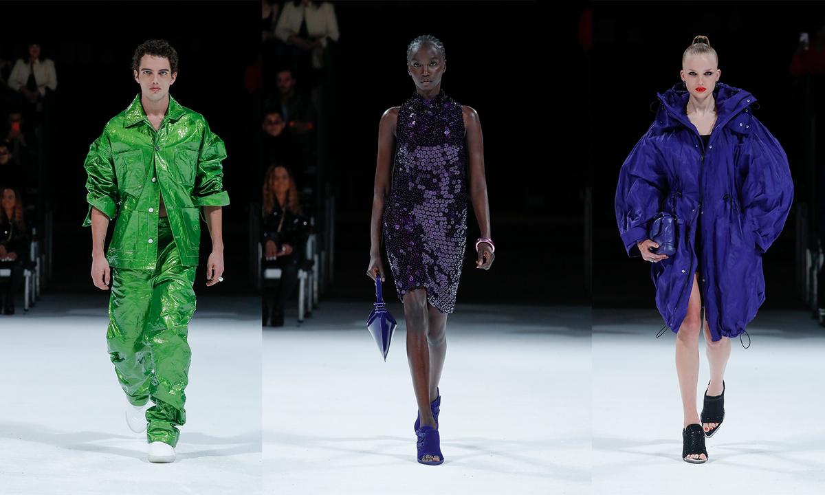 Aus der in Detroit gezeigten Frühlingskollektion 2022 von Daniel Lee für Bottega Veneta.