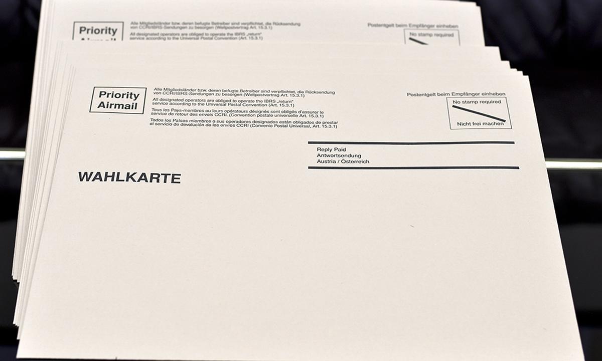 Wenn die Wahlkarte halb ausgefüllt oder gar nicht kommt