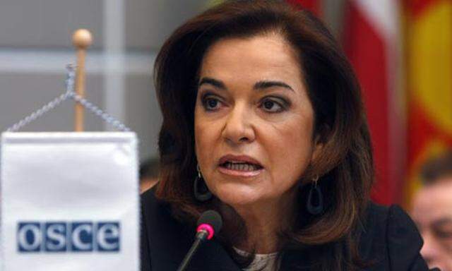 Griechenlands Außenministerin Dora Bakoyannis.