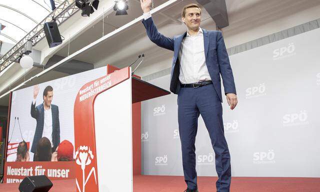 Sven Hergovich erhielt 326 von 339 Stimmen bei einem außerordentlichen Landesparteitag in St. Pölten.