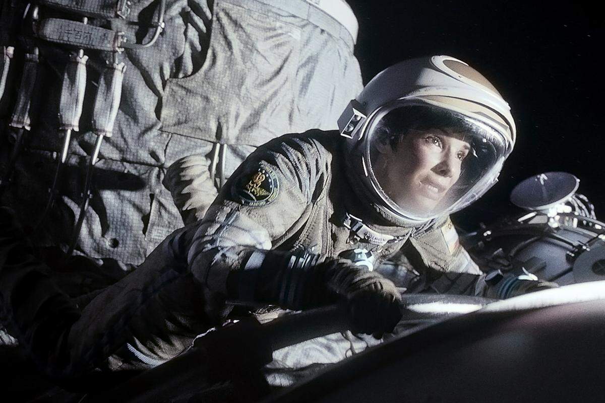 Auch Alfonso Cuarons Weltraum-Drama "Gravity" hat zehn Nominierungen zu Buche stehen, darunter naheliegenderweise für den "besten Film" und "beste Schauspielerin" (Sandra Bullock).