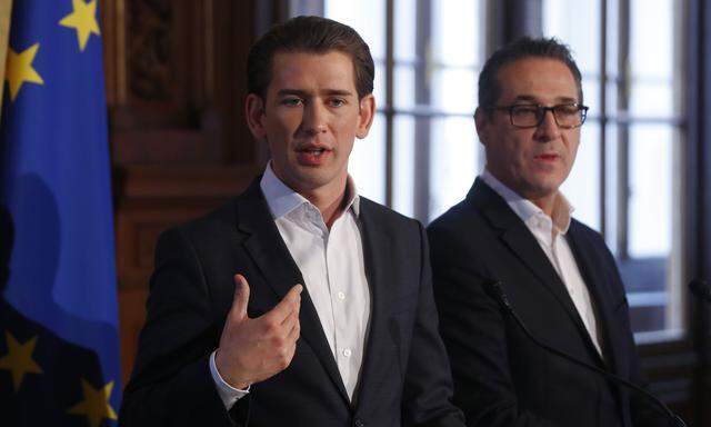 Sebastian Kurz und Heinz-Christian Strache.