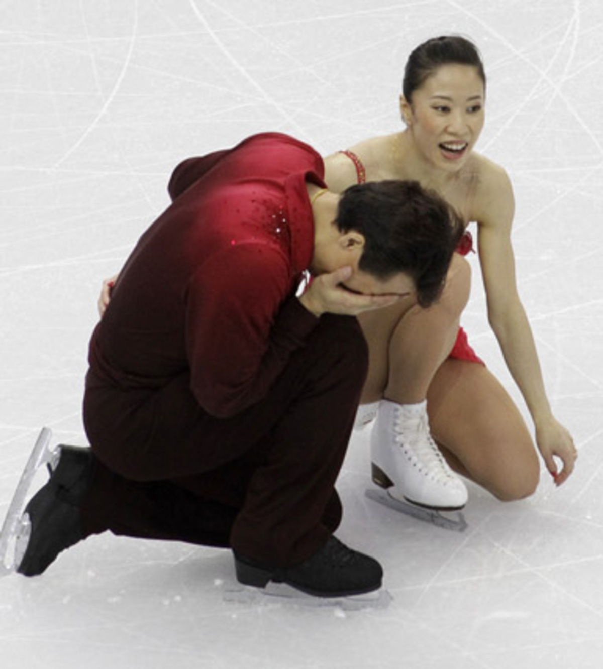 Die Kür zu "Adagio in G-Moll“ von Tomaso Albinoni brachte dem Ehepaar 139,91 Punkte ein.