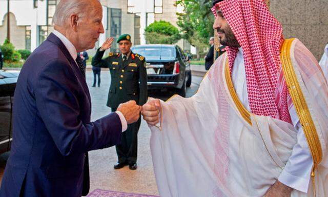 US-Präsident Biden und der saudische Kronprinz vergangenen Juli.