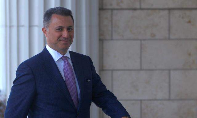 Ex-Regierungschef Nikola Gruevski