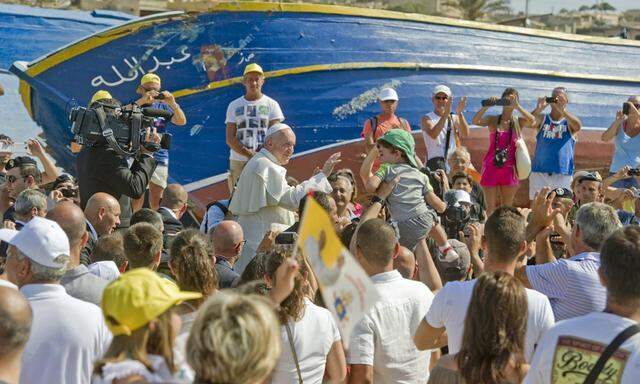 Papst setzt Zeichen Lampedusa