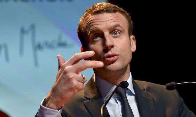 Präsidentschaftskandidat Emmanuel Macron 