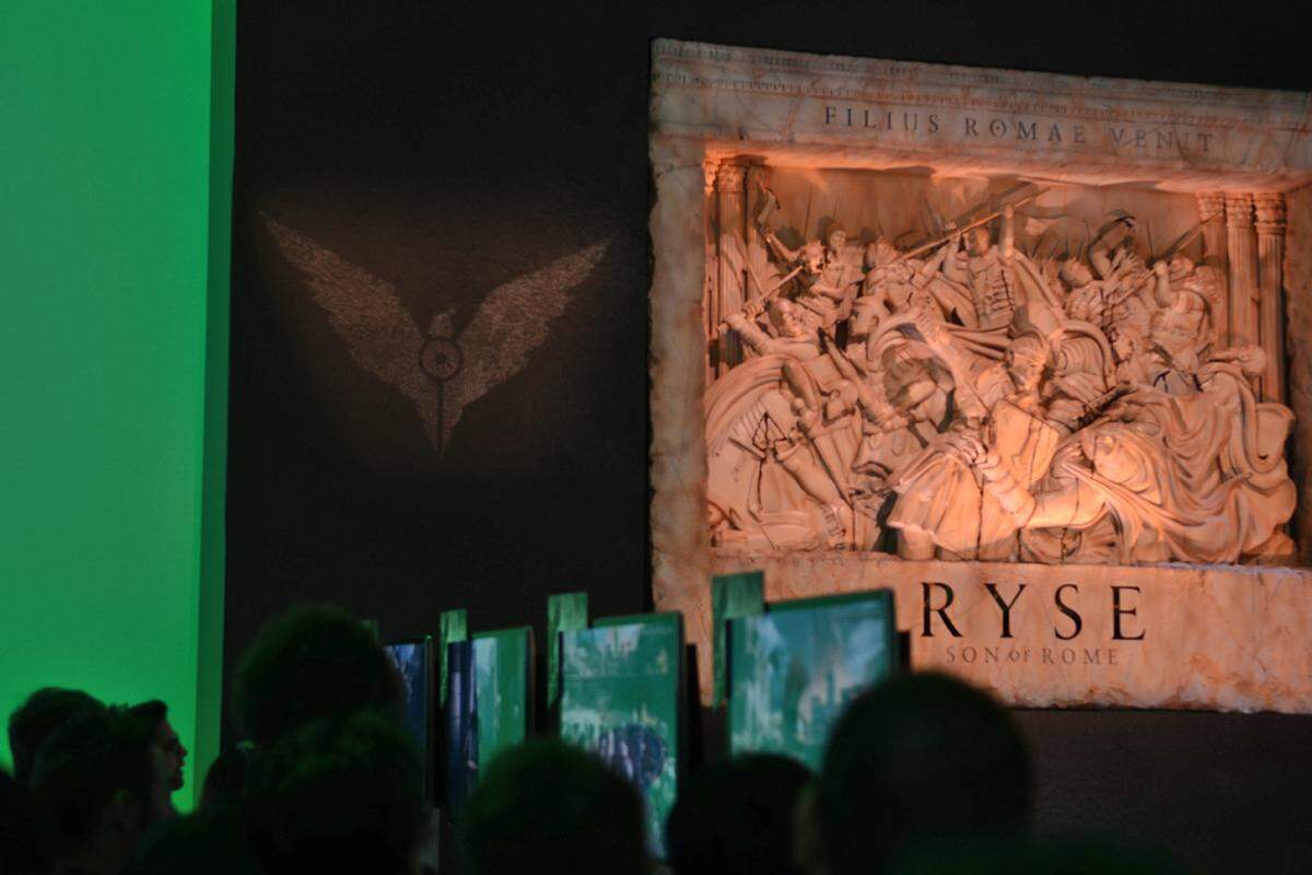 Mit einem stimmigen Relief wird für das römische Action-Gemetzel "Ryse - Son of Rome" geworben. Das Spiel selbst soll zum Start der Xbox One exklusiv für diese Konsole im November bereit stehen.