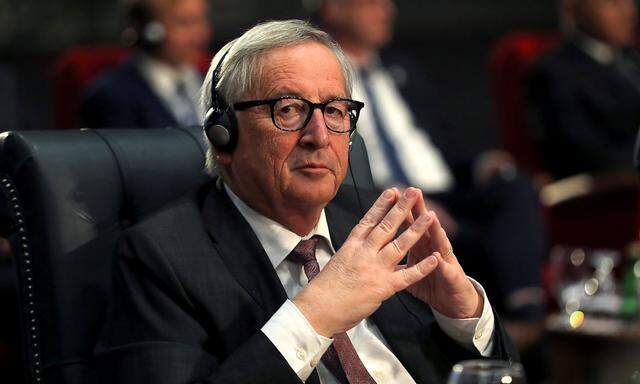 Archivbild von Kommissionspräsident Jean-Claude Juncker, der sich nun auch aktiv für einen Ausschluss der Fidesz aus der EVP ausspricht.