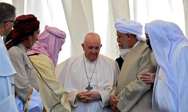 Papst Franziskus am zweiten Tag seiner Irak-Reise.