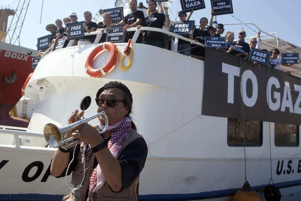 Eine neue Hilfsflotte für den Gazastreifen formiert sich. Rund 300 pro-palästinensische Aktivisten und 35 Journalisten aus 22 Ländern wollen sich an der Aktion beteiligen.
