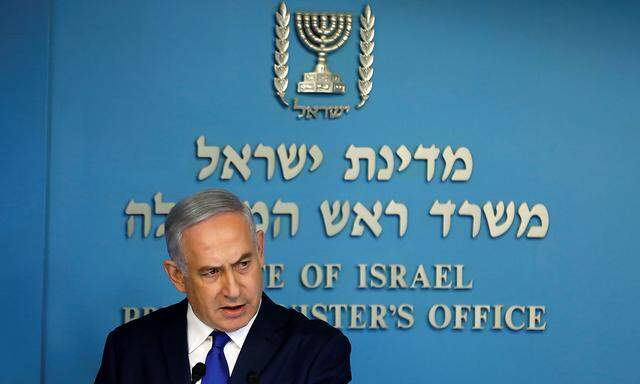 Islraels Ministerpräsident Benjamin Netanjahu 
