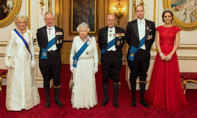Königin Elizabeth II. im engsten Familienkreis