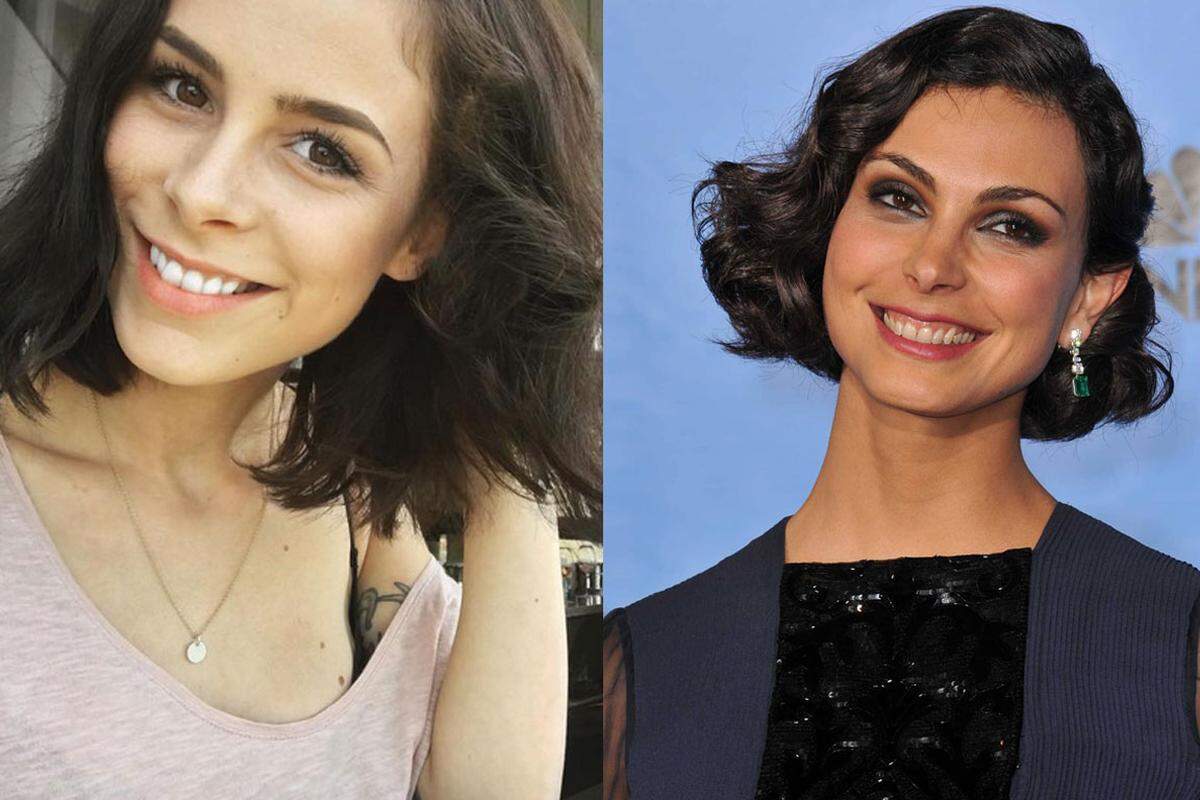 Die deutsche Sängerin Lena Meyer-Landrut links und der Star aus "Homeland", Morena Baccarin, rechts. Auch andere Stars sind nicht so einzigartig, wie sie glauben.