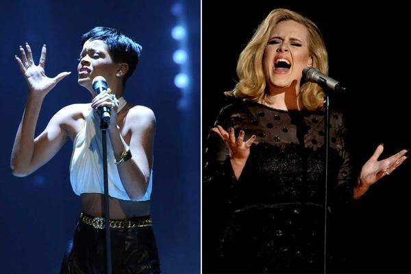 Diese beiden Popstars zählen ab heuer 25 Lenze. Rihanna feiert am 20. Februar, die frisch gebackenen Mutter Adele am 5. Mai.