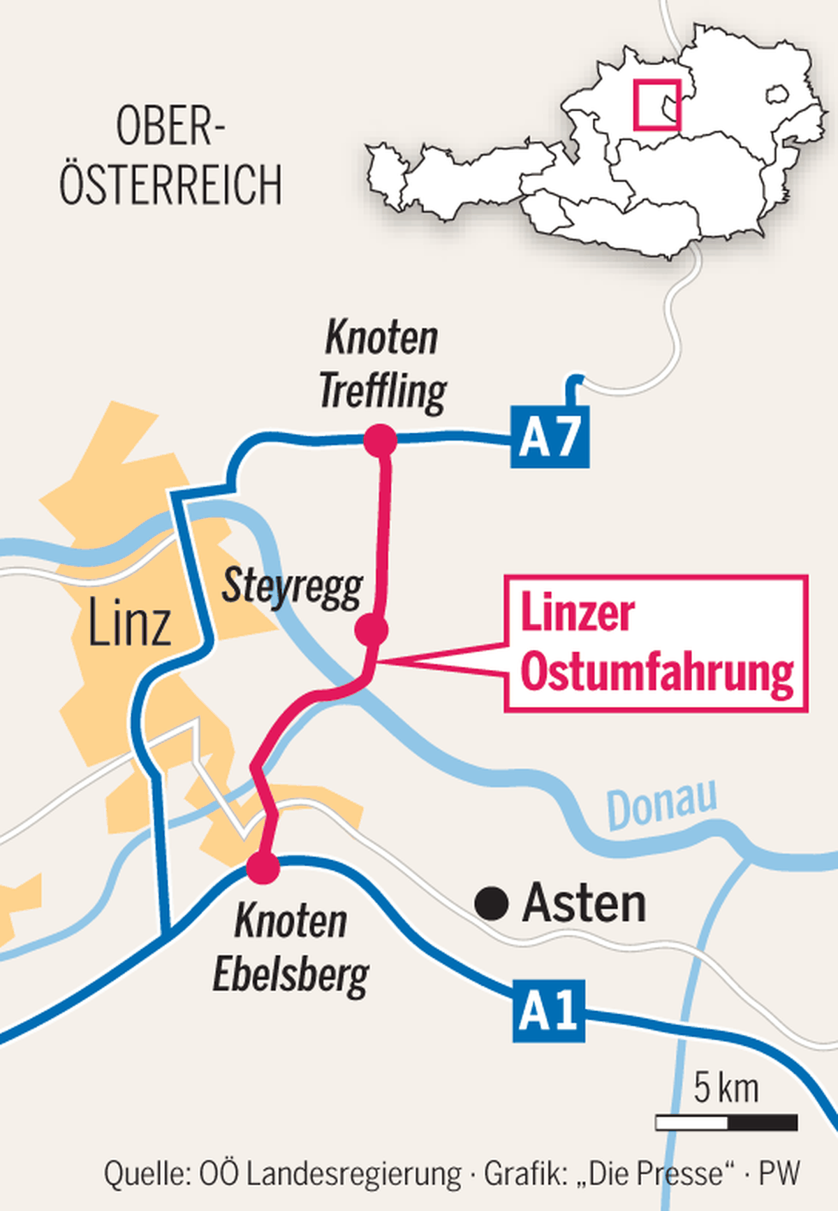 Neue Linzer Autobahn-Ostumfahrung rückt näher | DiePresse.com