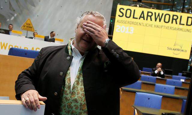 Frank Asbeck ist mit seiner Solarworld gescheitert