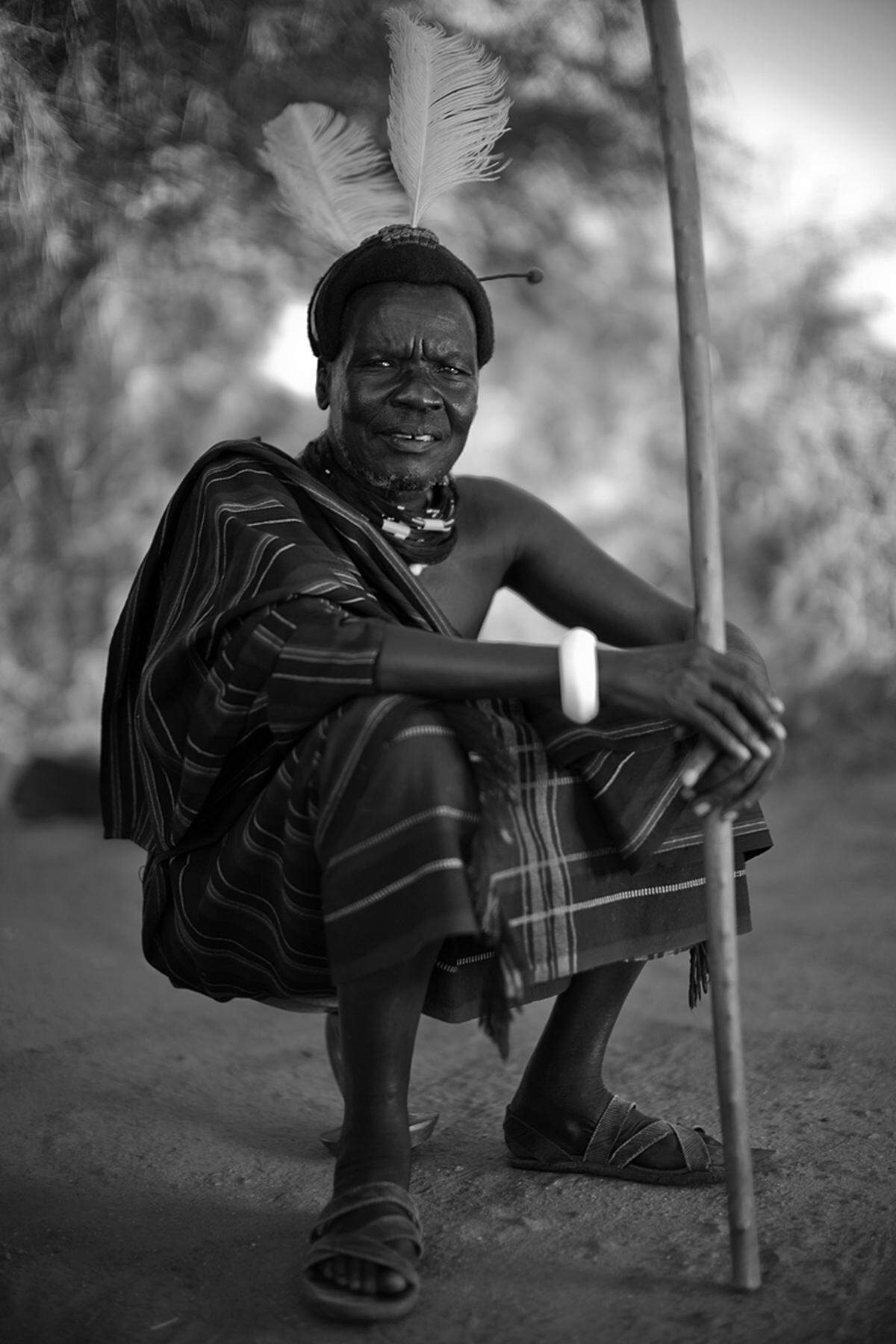 Achuka Lokochil Paul, Jie Clan Ältester, Kotido District, Karamoja, Uganda 2013 (c) Alfred Weidinger