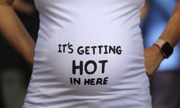 Ein Bild von Klimaprotesten in Sydney, Australien.