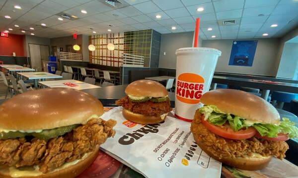 Die Burger von Burger King sind in der Werbung angeblich größer. 