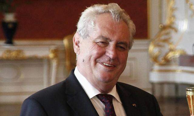 Der tschechische Präsident Milos Zeman 