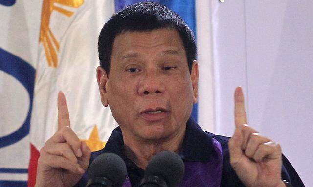 Der philippinische Präsident geht mit aller Härte gegen Drogendealer vor.