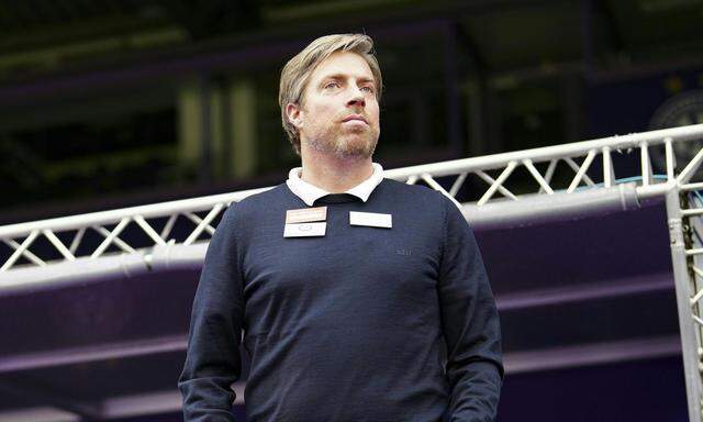 Michel Wimmer ist Austrias Trainer, der Deutsche ist seit Jänner im Amt – und Violett spielt um den Einzug in die Top sechs der Bundesliga.