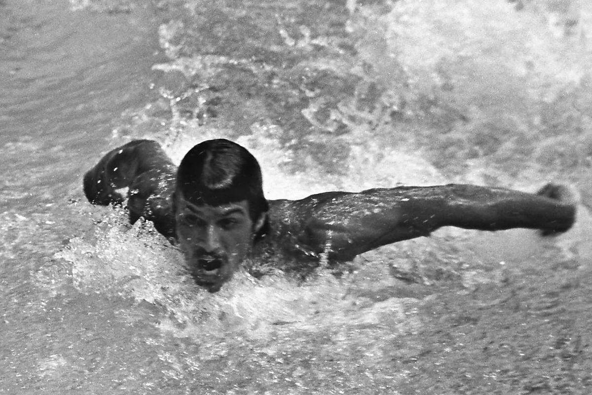 Der amerikanische Schwimmer sicherte sich 1986 und 1972 insgesamt sieben Siege, dazu kamen noch ein zweiter und ein dritter Platz.