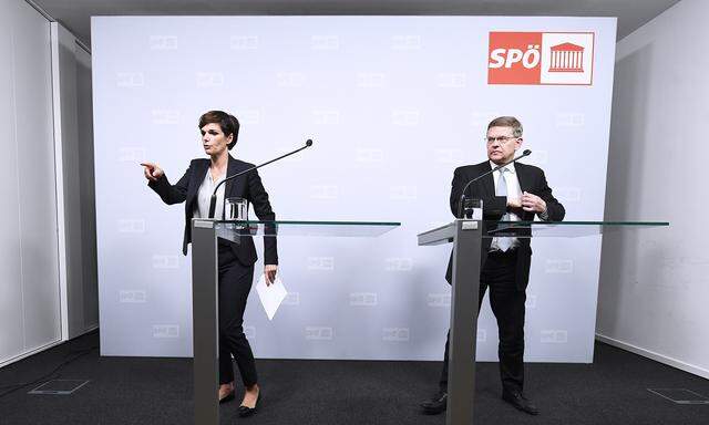 SPÖ-Chefin Pamela Rendi-Wagner will keinen Maulkorb nach internen Sitzungen verhängen, Bundesgeschäftsführer Christian Deutsch ärgerte sich über Indiskretionen.