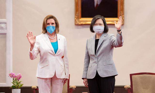 Nancy Pelosi und Tsai Ing-Wen