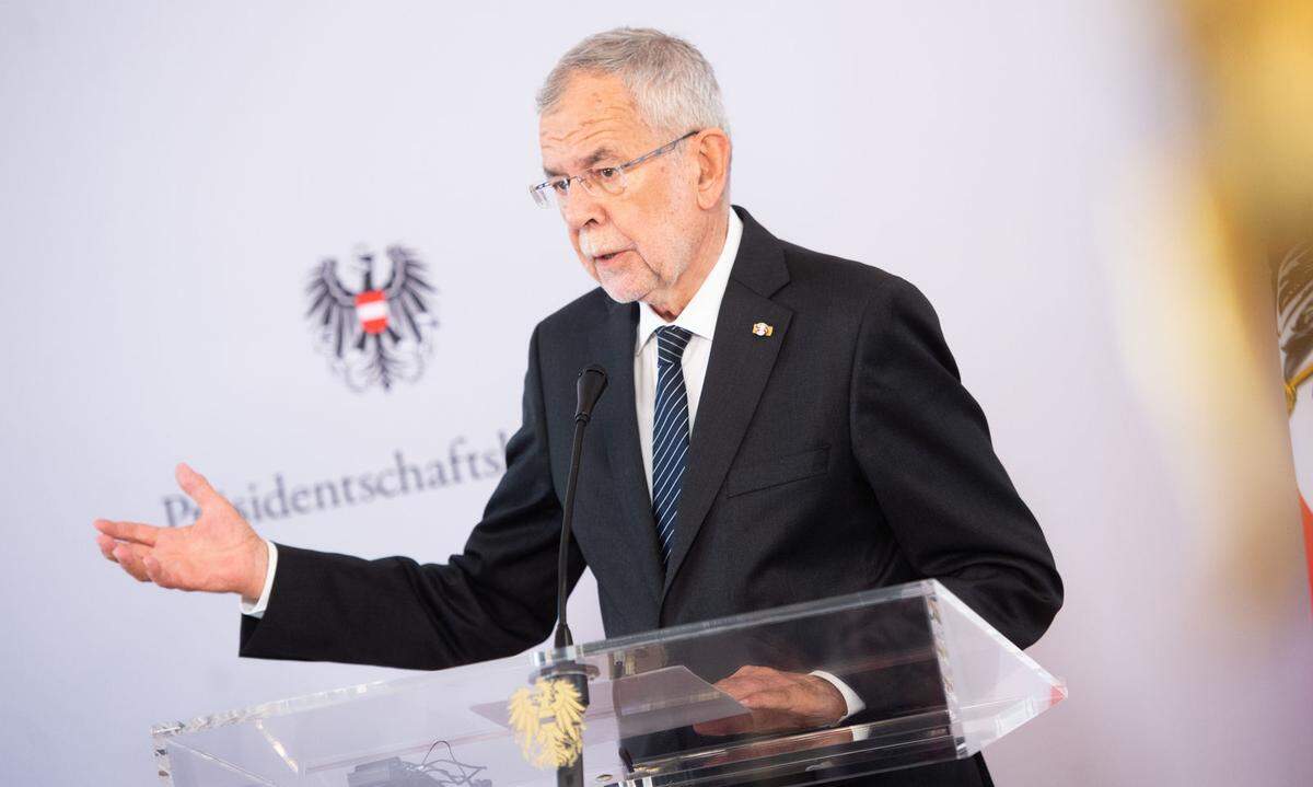 "Fad ist mir nicht." Bundespräsident Alexander Van der Bellen sieht sich aktuell gut beschäftigt.