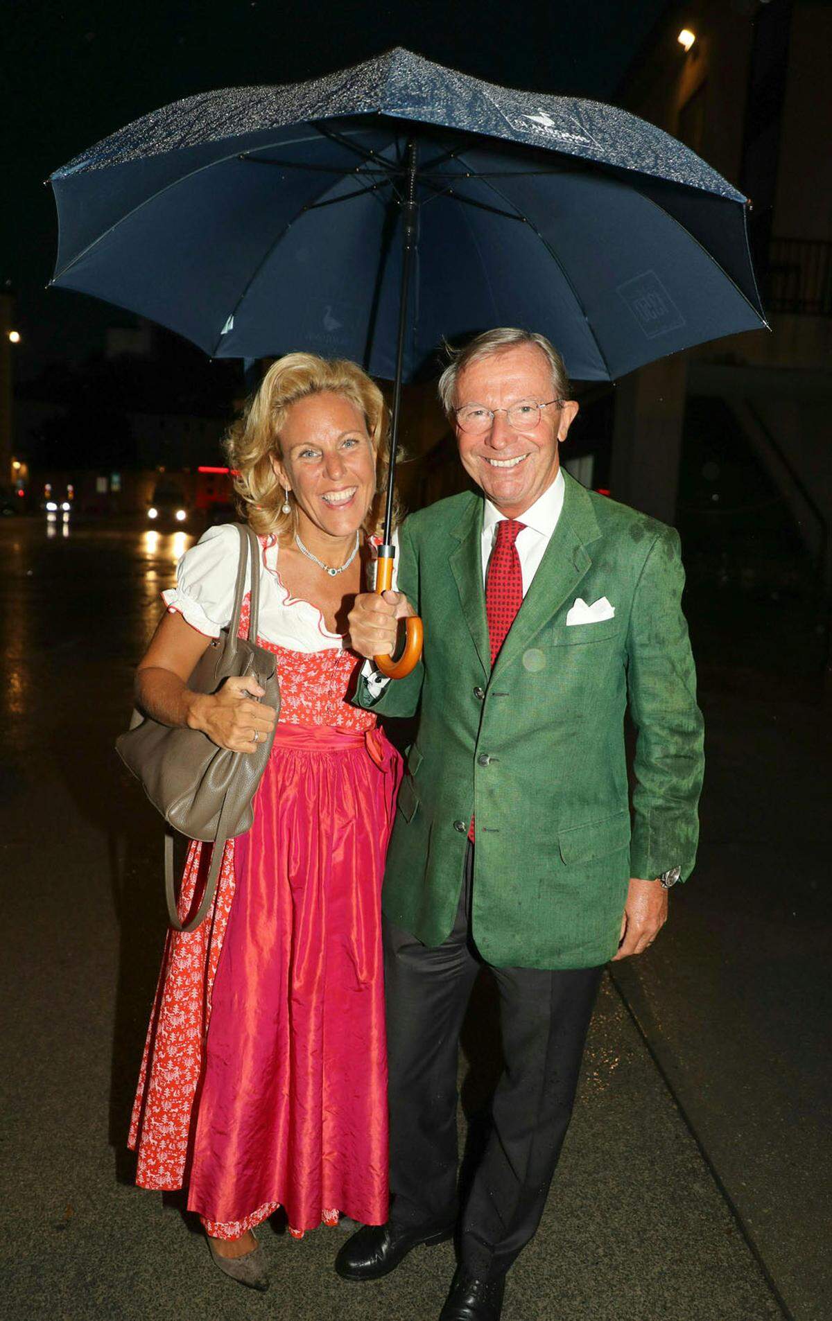 Salzburgs Landeshauptmann Wilfried Haslauer und seine Ehefrau Christin.