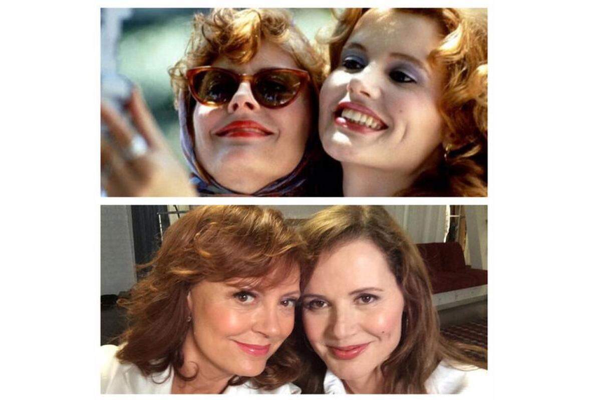 Die eigentlichen Erfinderinnen des Selfies sind "Thelma &amp; Louise". 23 Jahre später produzierten Susan Sarandon und Geena Davis eine Fortsetzung.