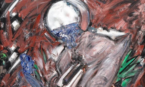 Galerie Albertina Zetter wird in die Hofburg „Mozart“ von Christian Ludwig Attersee mitbringen.