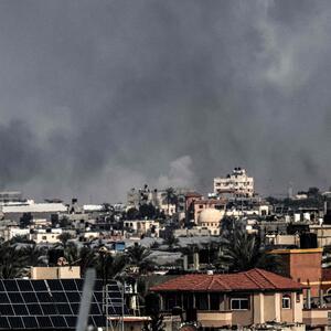 Israel setzt seine Offensive im Süden des Gazastreifens fort. Im Bild: Situation in Khan Younis.