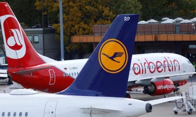 Symbolbild: Lufthansa und Air Berlin