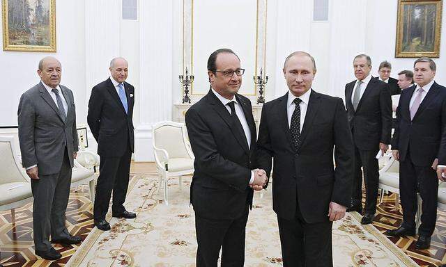 Putin und Hollande im November 2015.