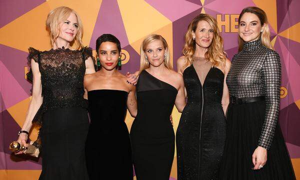 Bei den Golden Globes 2018 trugen die meisten Schauspielerinnen als Zeichen der #MeToo-Bewegung Schwarz.
