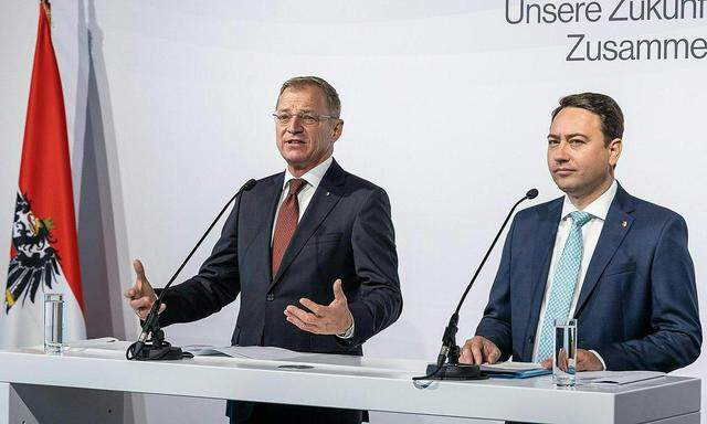 Thomas Stelzer und Manfred Haimbuchner regieren weiter miteinander.