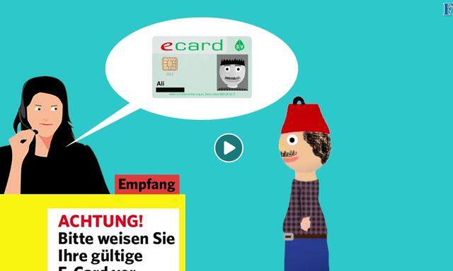 Screenshot auf dem FPÖ-Video
