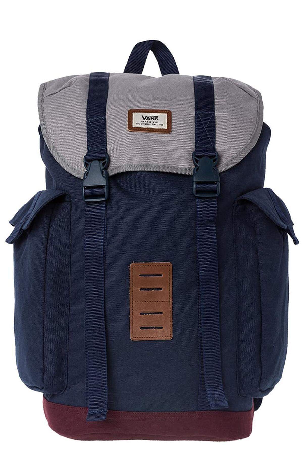 "Off the wall"-Tagesrucksack von Vans mit Laptopfach.