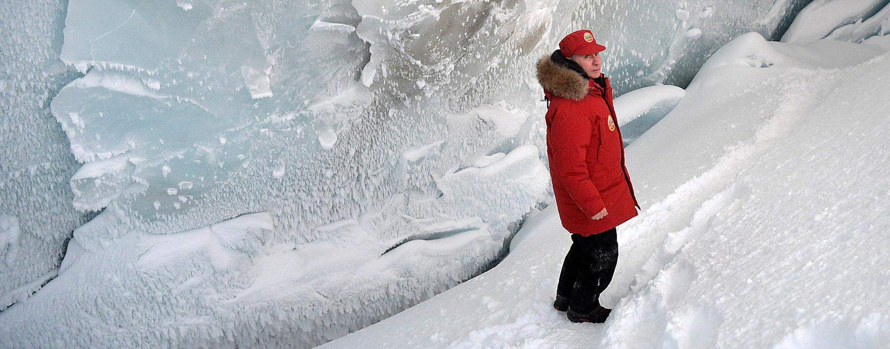 Wladimir Putin auf Franz Josef Land