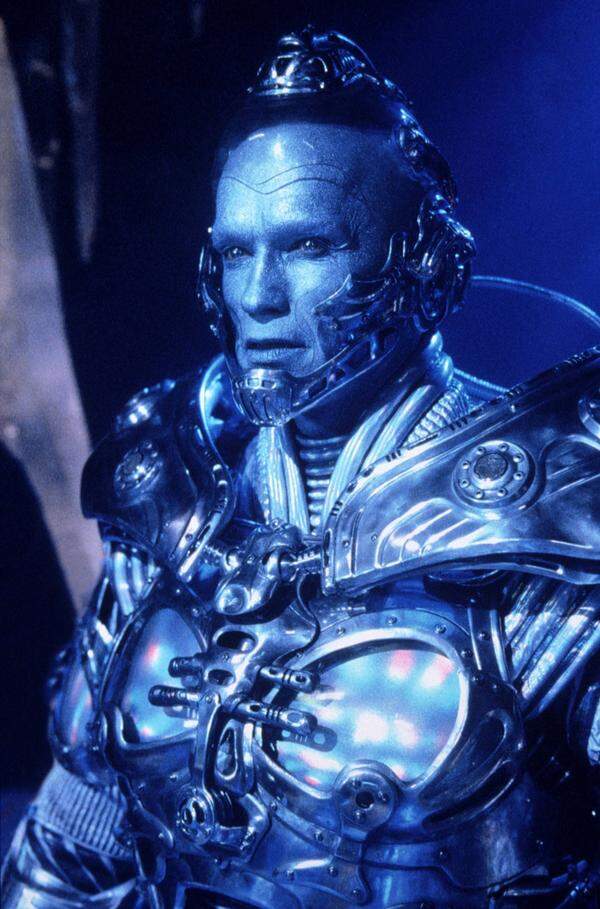 Als Mr. Freeze in "Batman &amp; Robin", 1997.