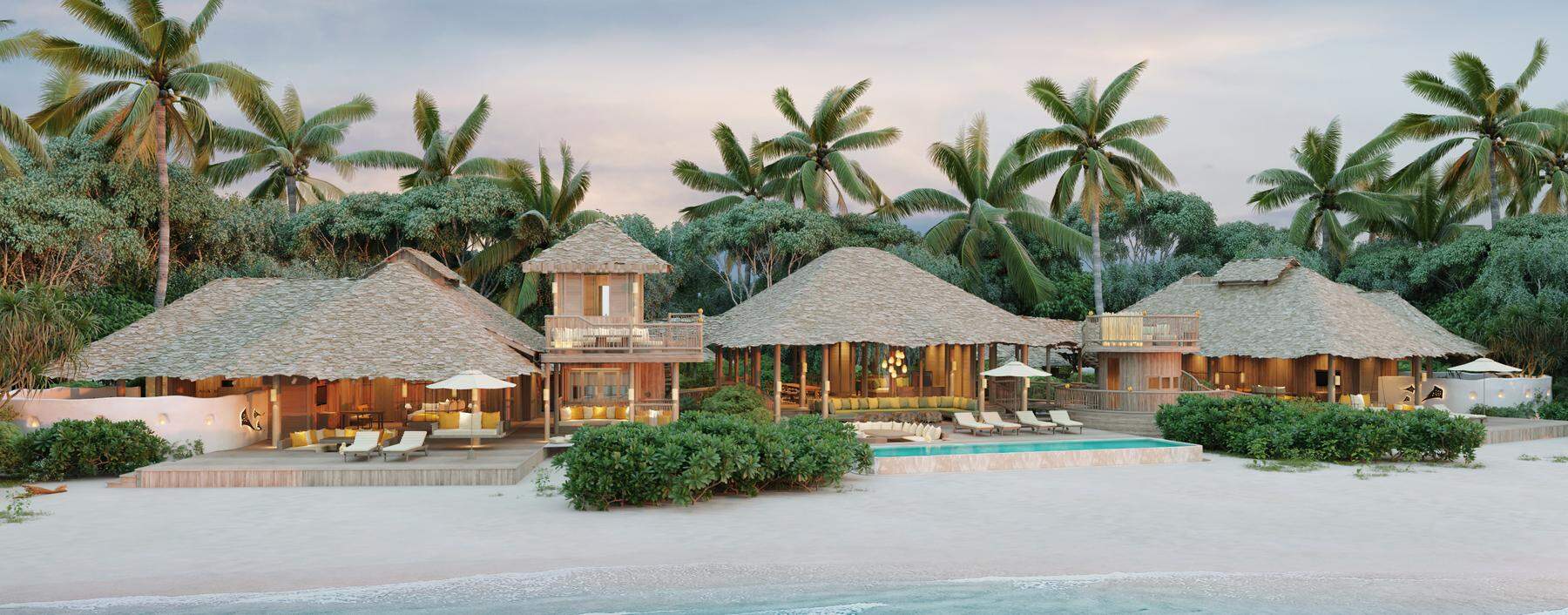 Auf den Malediven ist eine neue Luxusinsel entstanden.